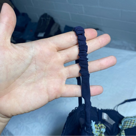 Victorias Secret 36C Chiffon Camisole Bra Top Ruffled Hem Tank Camisole Lingerie - Picture 3 of 10